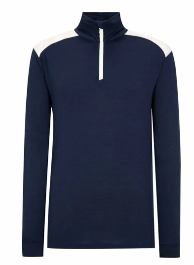 WoolLand Namsen Merino Ulltrøye Blue ink L