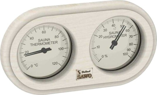 Badstue Termo-Hygrometer SAWO Avrundet Badstue Termo-Hygrometer SAWO Avrundet