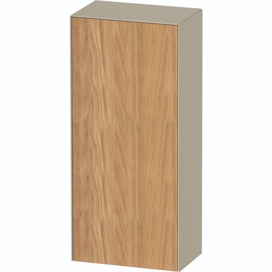Duravit White Tulip Halvhøyskap 40x24x88 cm Eik/Taupe Høyglans