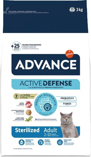 Affinity Advance Tørrfôr Cat Sterilisert Kalkun 3 kg
