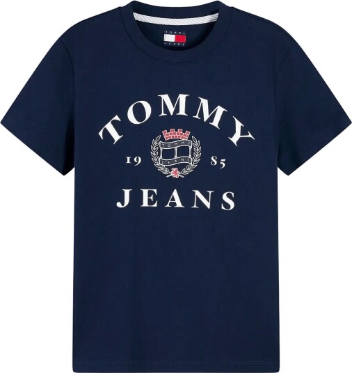 Tommy Jeans Tjw Reg Varsity Crest Ss Tee DARK BLUE L
