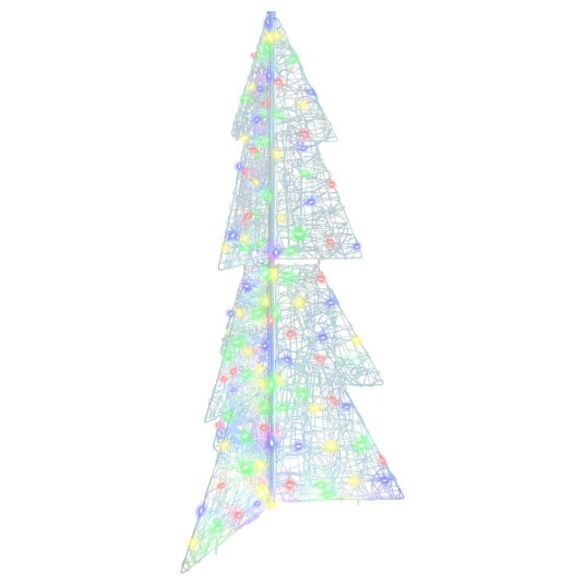 Juletre med 160 LED Flerfarget 150 cm Akryl Juletre med 160 LED Flerfarget 150 cm Akryl