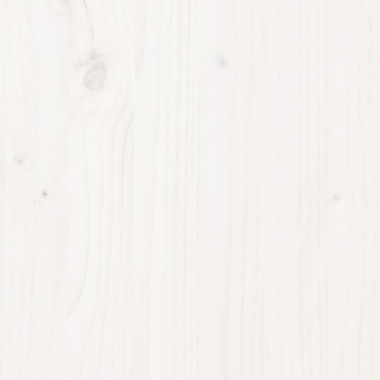 vidaXL Sengeramme hvit heltre 75x190 cm 2FT6 Small Single