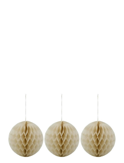 house doctor Julepynt, Hdorb, Elfenben - Beige - 12.5X12.5X1CM