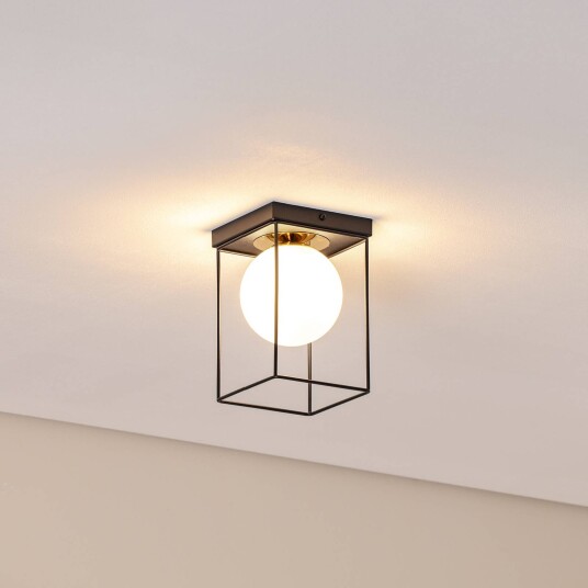 Sigma Taklampe Aroma 1 lyskilde svart/hvit/gull stål