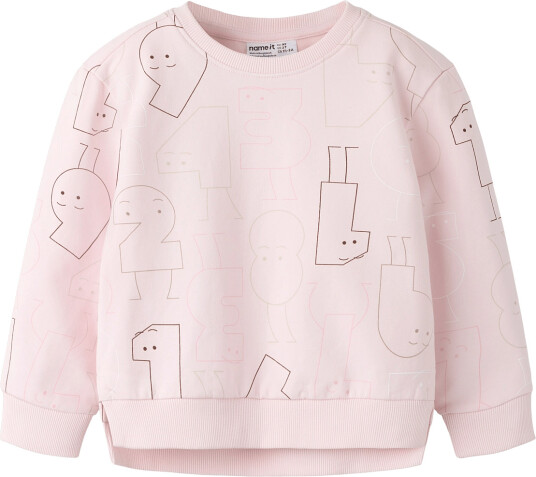 Name It Nmfolydia Ls Nreg Swe Bru Pink 86