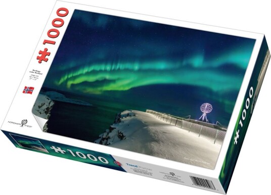 Trefl Puslespill 1000 biter Nordkapp i Nordlys
