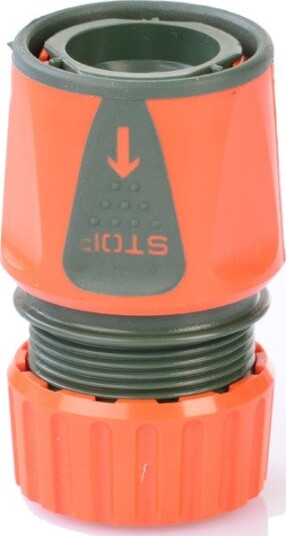 Hageslange Ramp Hurtigkobling til 1/2" med stoppventil