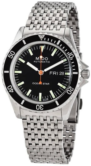 Mido Herreklokke M026.830.11.051.00 Ocean Star Sort/Stål Ø40.5 mm