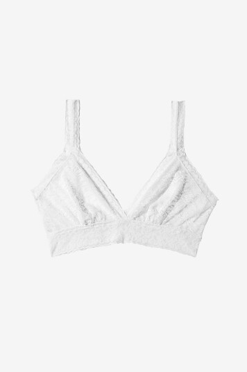 Lace Laboratory - Myk BH Lace Bralette - Hvit
