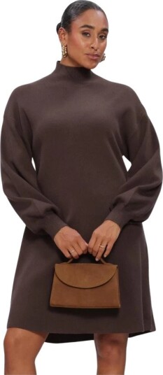 Moss Copenhagen Dame Kjoler Brun M/L,