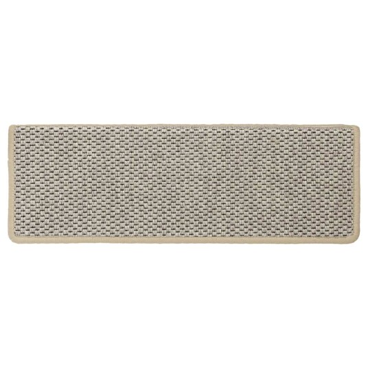 Selvklebende trappematter sisal 30 stk 65x21x4 cm grønn 8721288460066