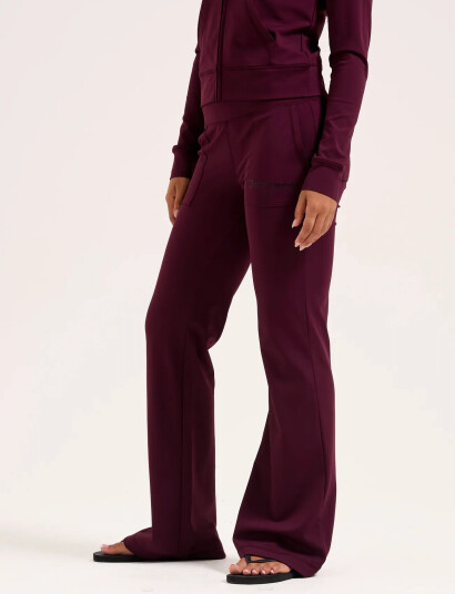 Juicy Couture Activewear Farah Low Rise Leggings - Burgundy - XXS Juicy Couture Activewear Farah Low Rise Leggings - Burgundy - XXS