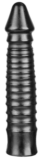 All Black Bernhard Dildo 26,5 cm      - Svart