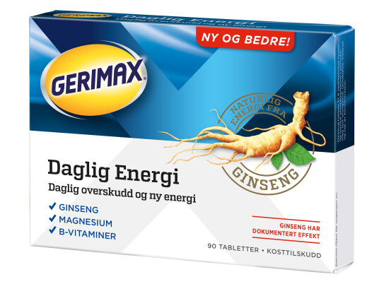 Gerimax Daglig energi tabletter 90 stk. Gerimax Daglig energi tabletter 90 stk.