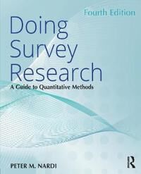 Doing Survey Research Av Peter M. Nardi