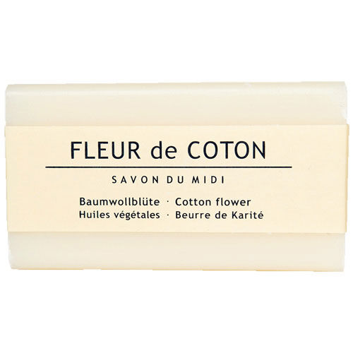 Midi Såpe Bomullsblomst med Sheasmør Vegansk Fleur De Coton  100g