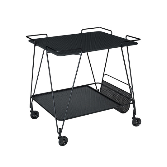 Gubi Matégot Trolley rullevogn black