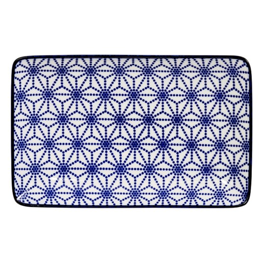 Tokyo Design Studio Nippon Blue Sushi Plate 13,5x21 cm Star Tokyo Design Studio Nippon Blue Sushi Plate 13,5x21 cm Star