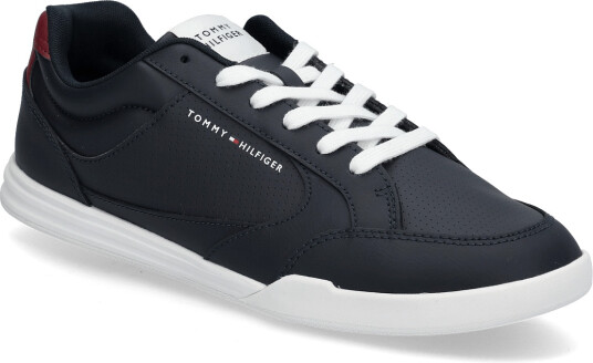 Tommy Hilfiger Low Pro Cupsole Perf Leather - Navy - 40