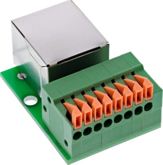 Inline Rj45 Hunnkontakt Med Push In Klemme 8 Polet Cat.5E 92505F