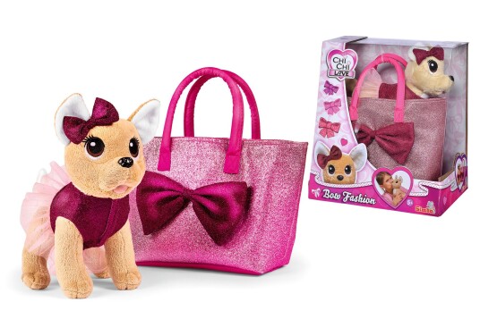 Chi Chi Love Bow Fashion Chihuahua w/bag 20cm I-105893439