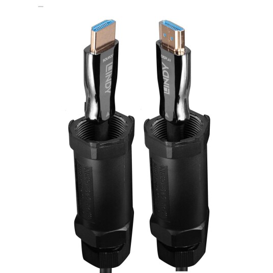 Lindy 30m Armored Fibre Optic