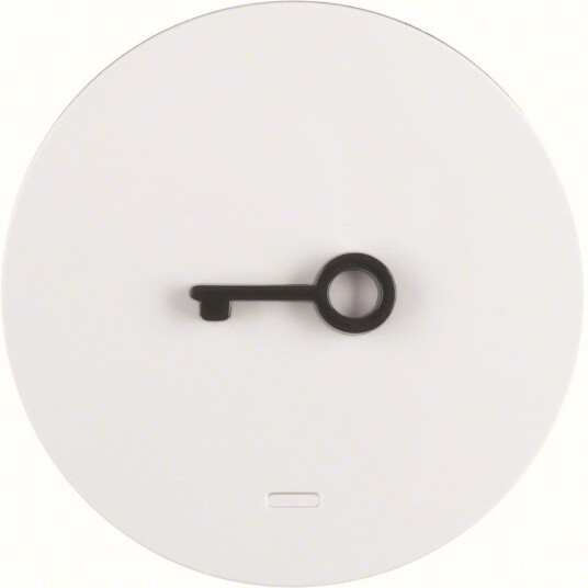 Hager 16512069 Vippearm For R.1 Og R.3 Enkel Vippe Hvit Avsøkningsbar Symbol Dør