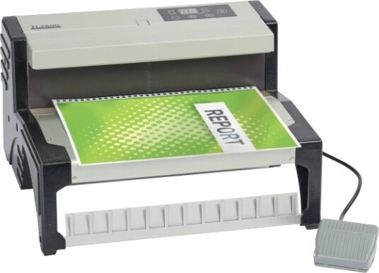 Gbc Gbc Tl2600 Elektrisk Spirallukkemaskin Bindemaskin Tråd Elektrisk 250 Ark Sølv