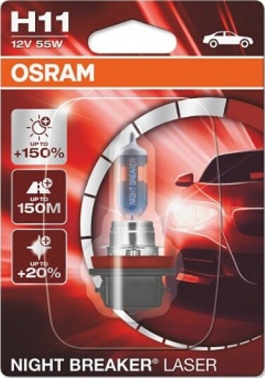 OSRAM Nattbryter laserpære H11 12V / 55W - X1