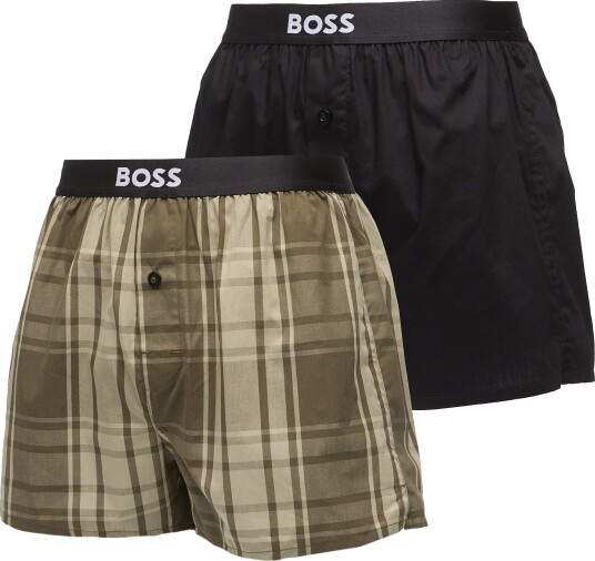 Boxershorts Hugo Boss 2-Pack Boxer Shorts Ew Black XL