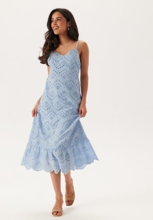 Pieces Pcvilde Strap Dress Cashmere Blue S Pieces Pcvilde Strap Dress Cashmere Blue S