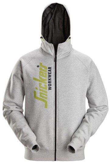 Snickers Workwear 2846-2800 Hettegenser med logo grå Grå Klær