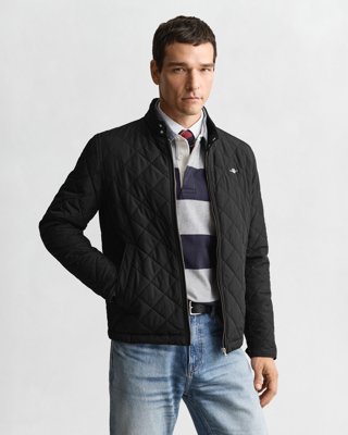 GANT Quilted Windcheater - Black - XXL GANT Quilted Windcheater - Black - XXL