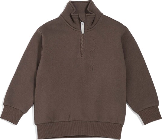 Viking X Kenza Sweatshirt Med Glidelås Dark Brown 128