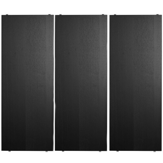 String hylleplate ask svartbeiset 58x30 cm 3-pk String hylleplate ask svartbeiset 58x30 cm 3-pk