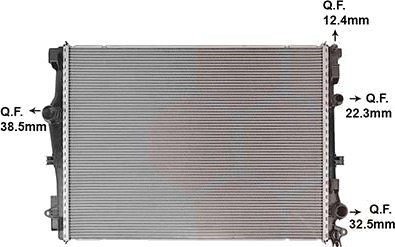 VAN WEZEL 30012730 Radiator motorkjøling VAN WEZEL 30012730 Radiator motorkjøling