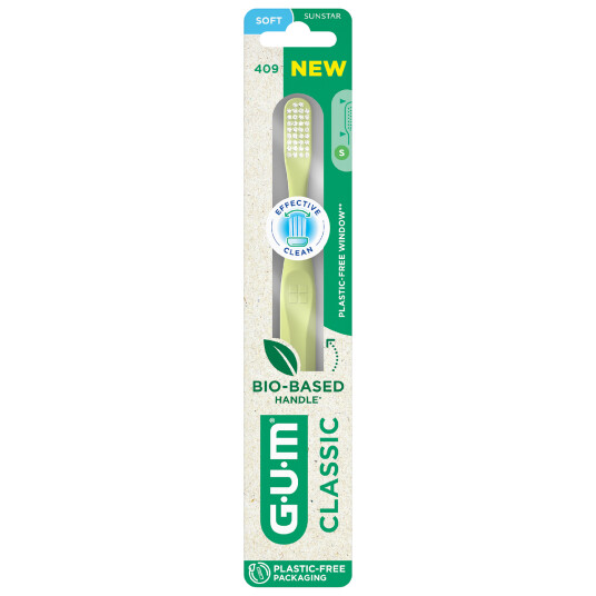 GUM Tannbørste Classic BIO 409 Soft