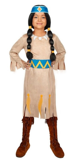 Yakari Rainbow Indianer Kostume / Udklædningstøj(Str. 110-116/110-116) Yakari Rainbow Indianer Kostume / Udklædningstøj(Str. 110-116/110-116)