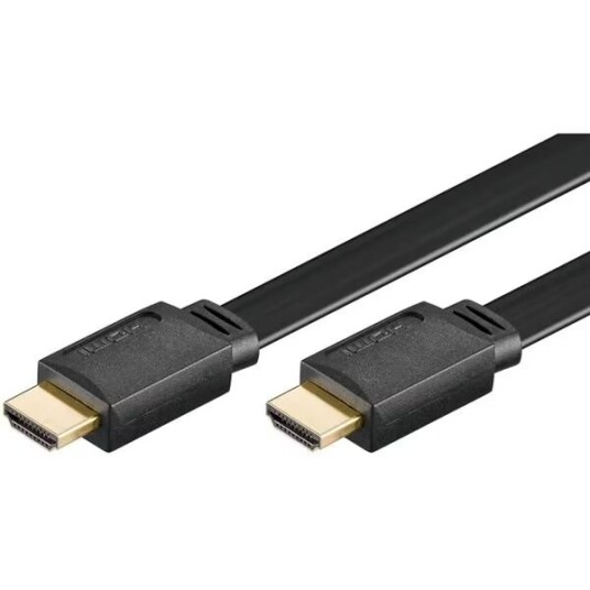 3m Høyhastighets HDMI-kabel med Ethernet, Svart