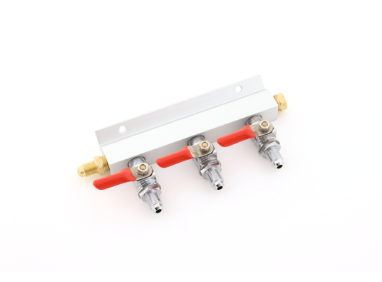 CO2 manifold med 3 uttak MFL gjenger