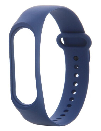 Armband i Silikon till Xiaomi Mi Band 3 / 4 Midnight blue