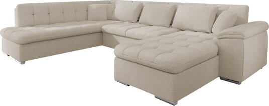Dynir Sofa med Sjeselong og Divan 4 seter   Beige