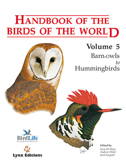 Handbook of the Birds of the World vol. 5.