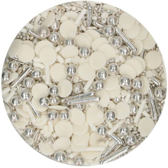 Funcakes Kakestrø Medley Silver Chic 180g 