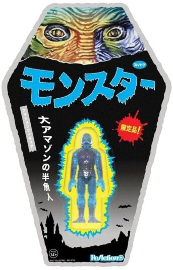 Universal Monsters  ReAction+ Figures  Creature from the Black Lagoon (Clear Blue)