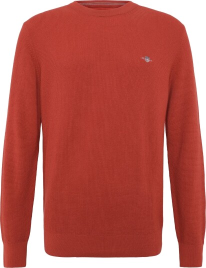 Gant Waffle Knit Sweater Orange XL