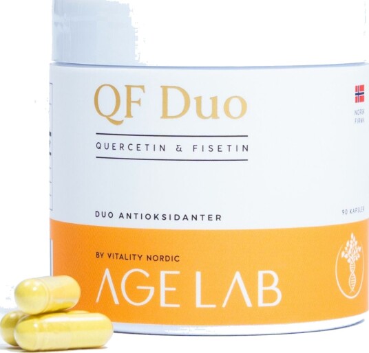 Agelab Quercetin og Fisetin QF Duo 90 kapsler Agelab Quercetin og Fisetin QF Duo 90 kapsler