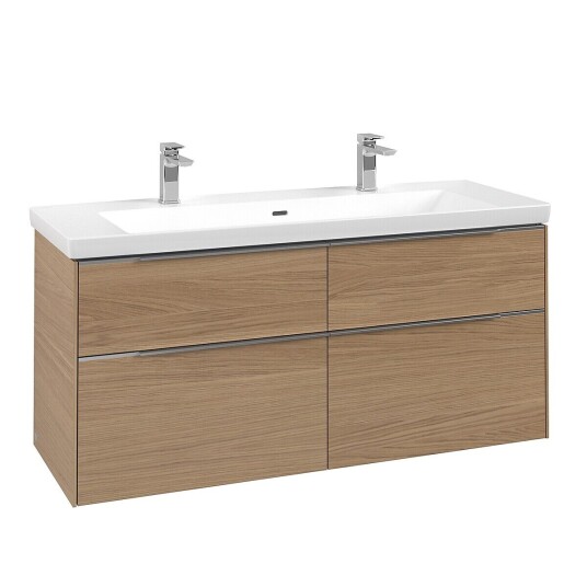 Villeroy & Boch Subway 3.0 Servantskap m/4 skuffer 1272x576x478 mm Nordisk Eik Villeroy & Boch Subway 3.0 Servantskap m/4 skuffer 1272x576x478 mm Nordisk Eik