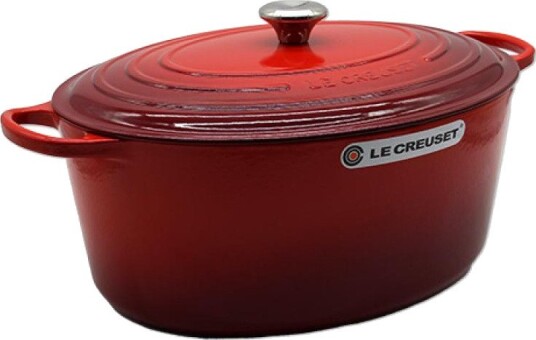 Le Creuset Signature Ovnfast Form Oval 40cm - Kirsebærrød